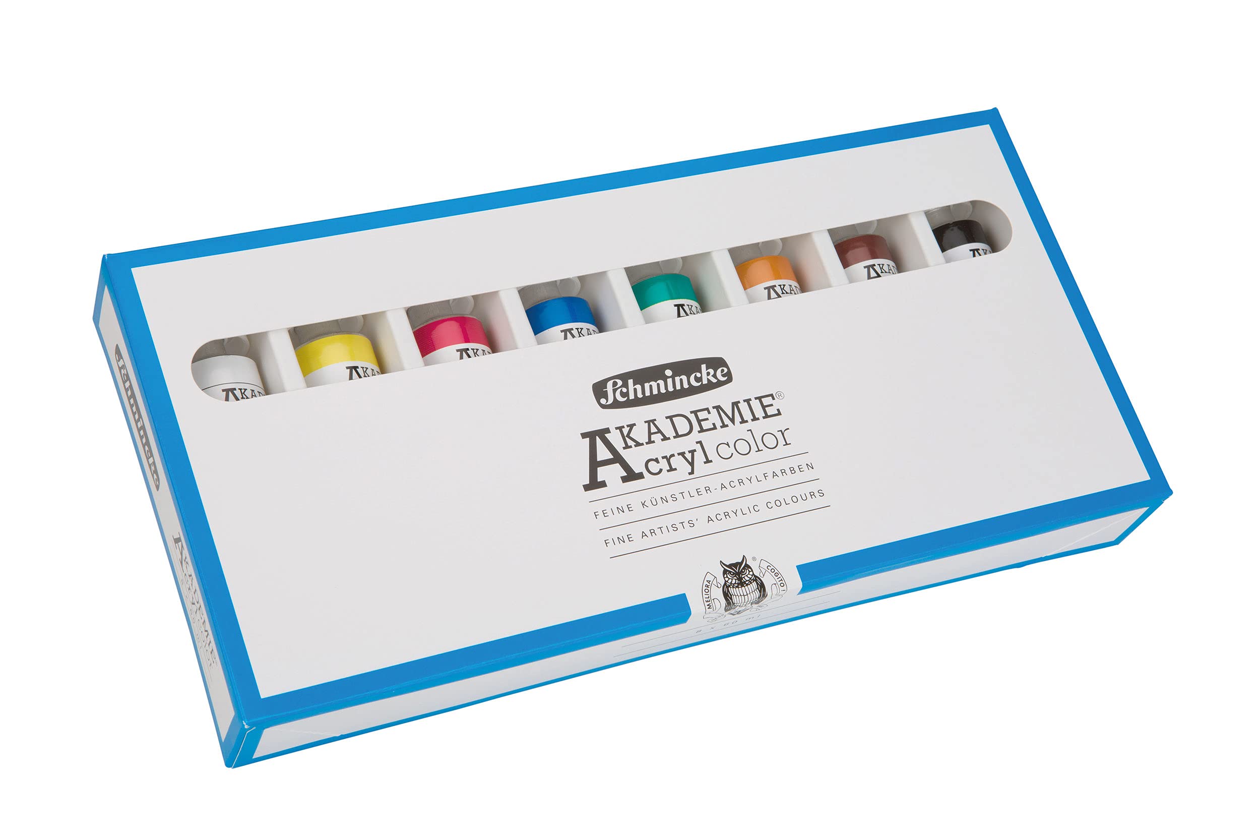 Schmincke Zestaw farb akrylowych Akademie - 8 kolorów x 60 ml