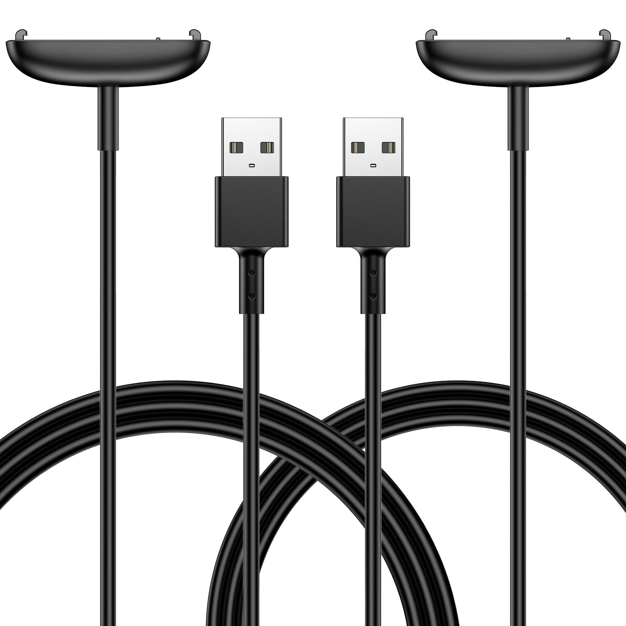 Fikslip Charger Cable Replacement for Fitbit Inspire 3 Watch, 3.3Ft 2 Pack