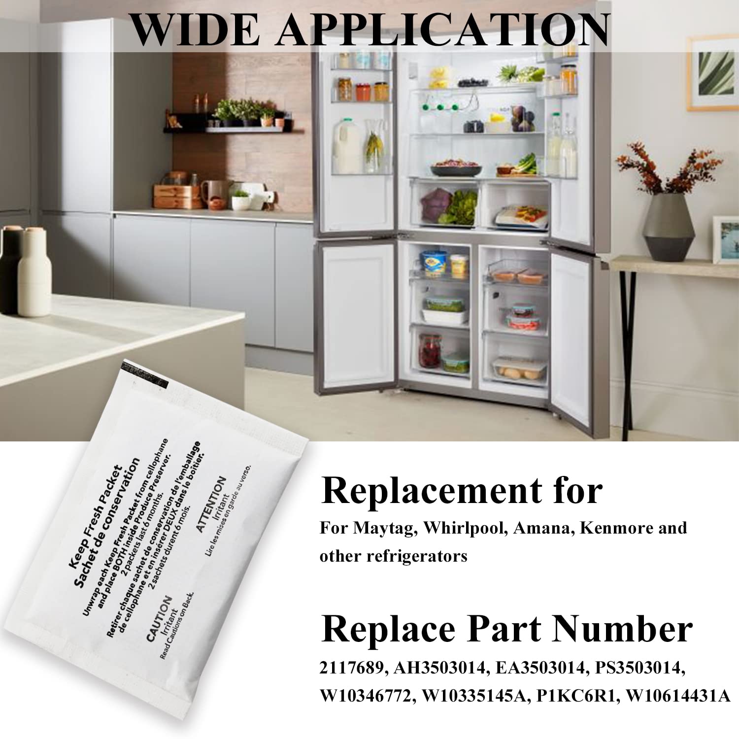 3-Pack of FreshFlow -Copatible Replaceent Produce Preserver Packets