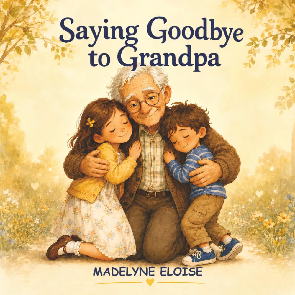 Saying Goodbye to Grandpa: A Gentle Rhyming Grief Book for Children About Loss, Love, Memories, and Remembering Grandpa