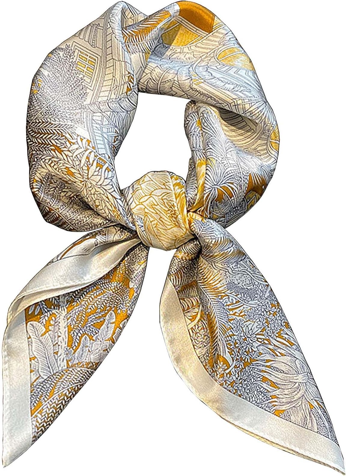 Dailyacc Hair Bandanas Scarf For Women Lightweight Fashion Neck Silk Satin Head Scarves For Sleeping Handbags Scarf