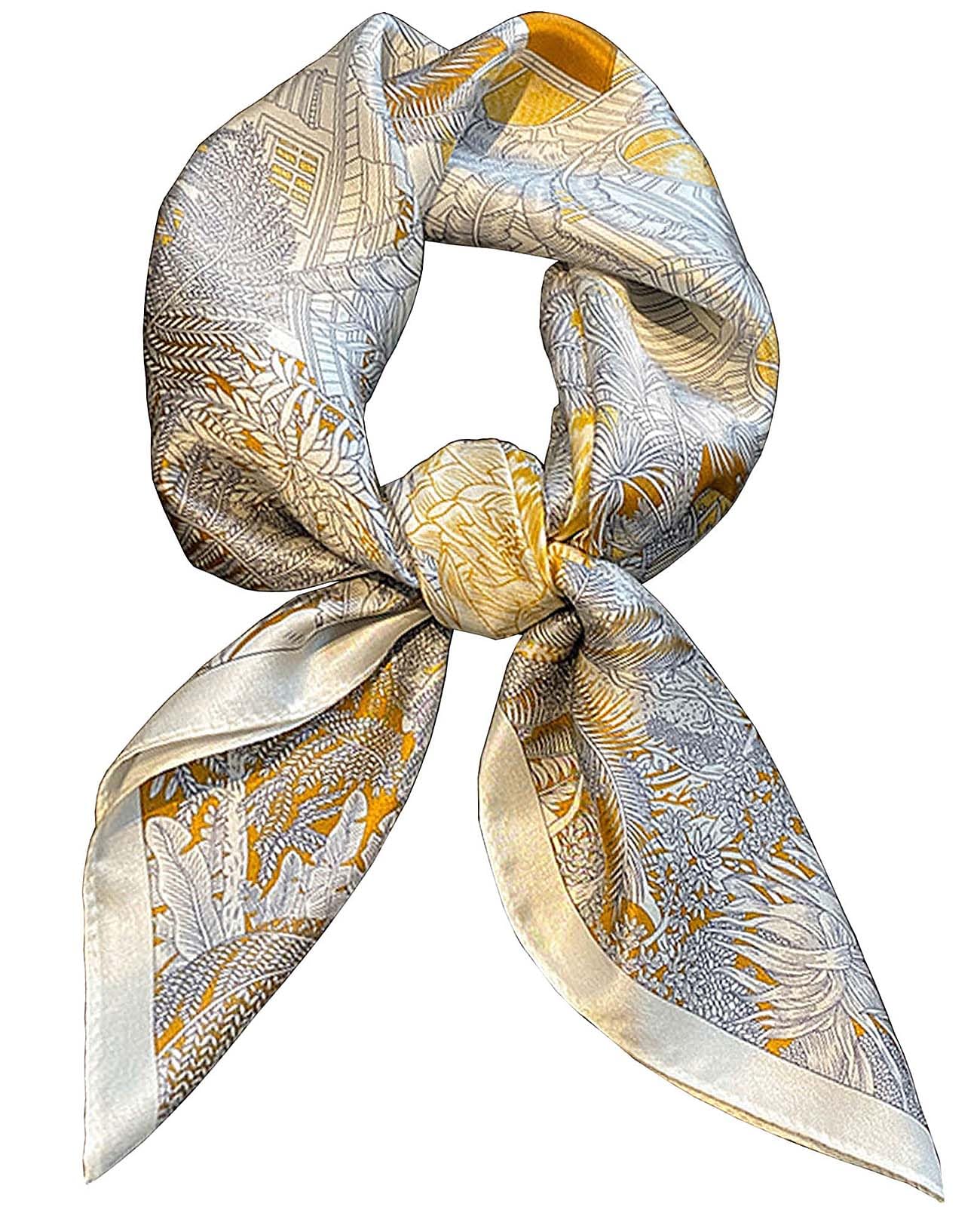 Dailyacc Hair Bandanas Scarf For Women Lightweight Fashion Neck Silk Satin Head Scarves For Sleeping Handbags Scarf