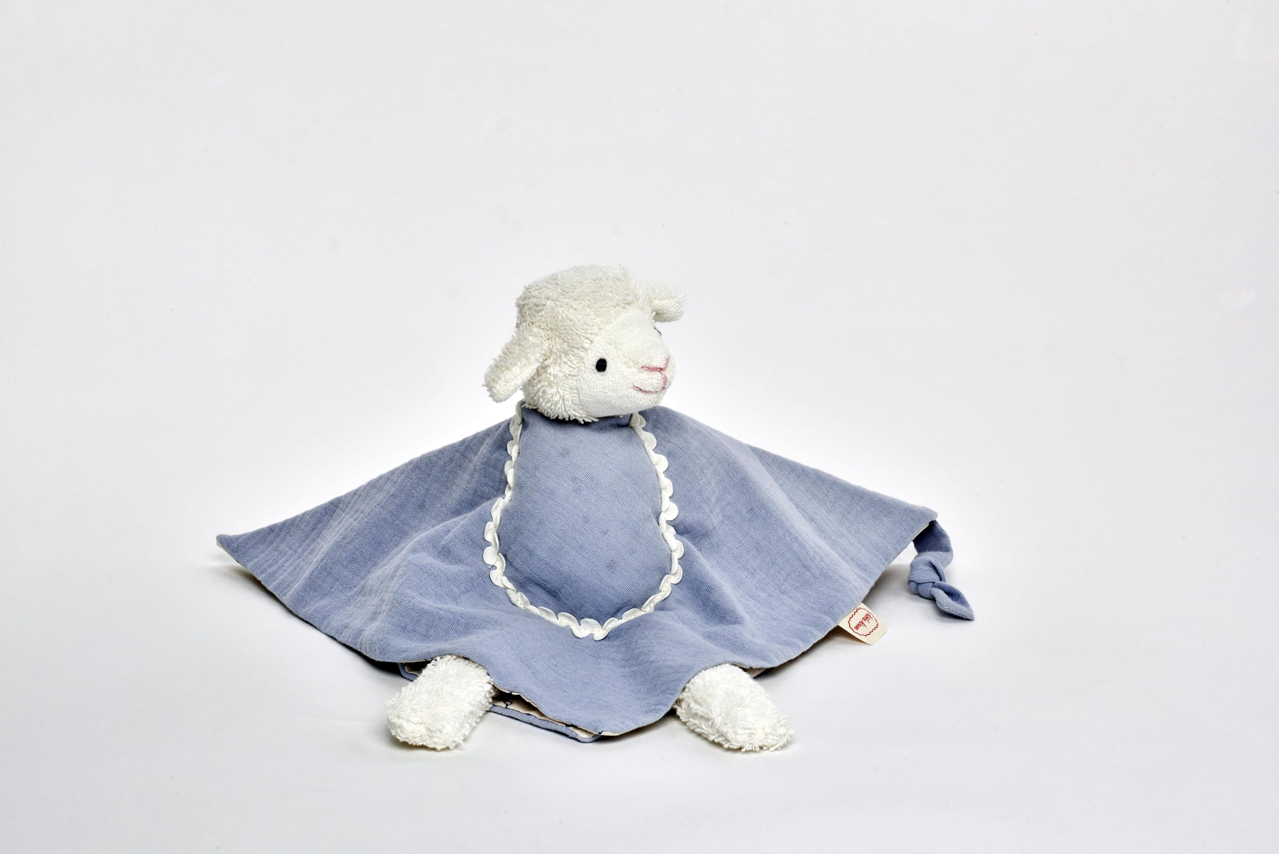 Käthe Kruse Luci Lamb Comforter - Ecological Comforter and Doll, 35 cm, Oeko-Tex® Cotton Muslin, for Children from 0 Months, K110003