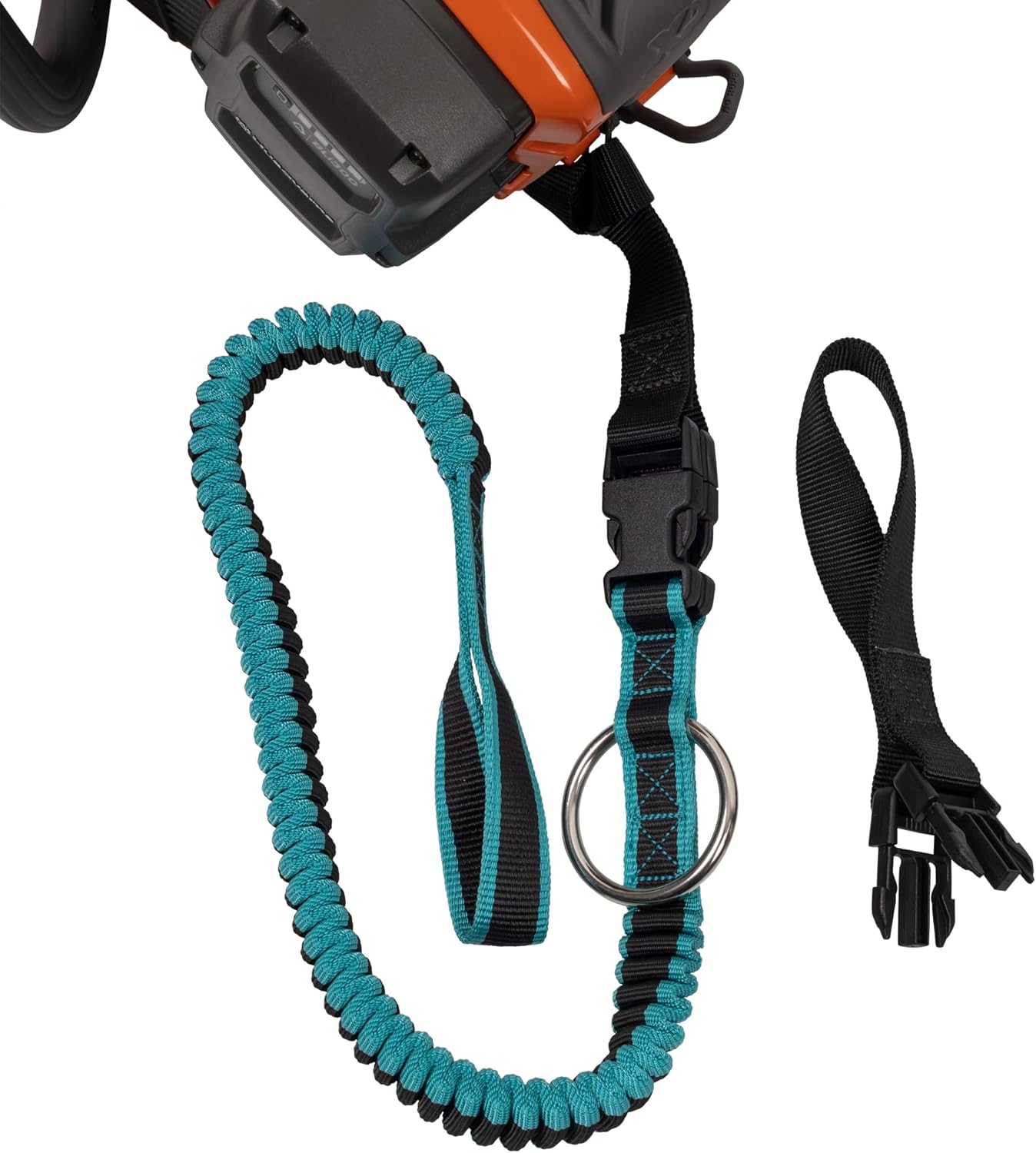 Notch Modular Chainsaw Lanyard Extended Reach up to 66”, 2-Piece Traditional Loop Girth Hitch Design, Compatible with All Chainsaw Types, Sewn-in Ring Allows Storage Directly on Harness (99426)