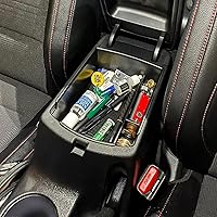 Vista 7 de TACORBO - Organizador de consola central compatible con KIA Soul 2020 2021 2022 2023 2024 2025 accesorios reposabrazos guantera almacenamiento Rojo