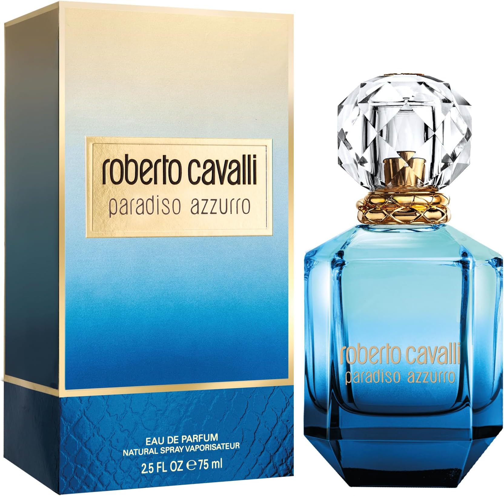 Roberto Cavalli Paradiso Azzuro Eau De Perfume, 2.5 Fl Oz