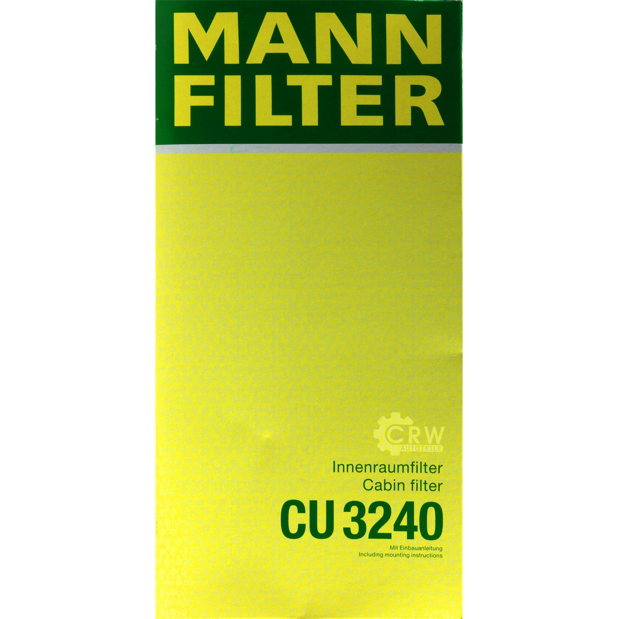 Paquete de inspección Kit de mantenimiento de filtros con filtro de aceite HU 711/51 x, filtro de aire C 35 110, filtro de combustible WK 6031, filtro de habitáculo CU 3240, tornillo de