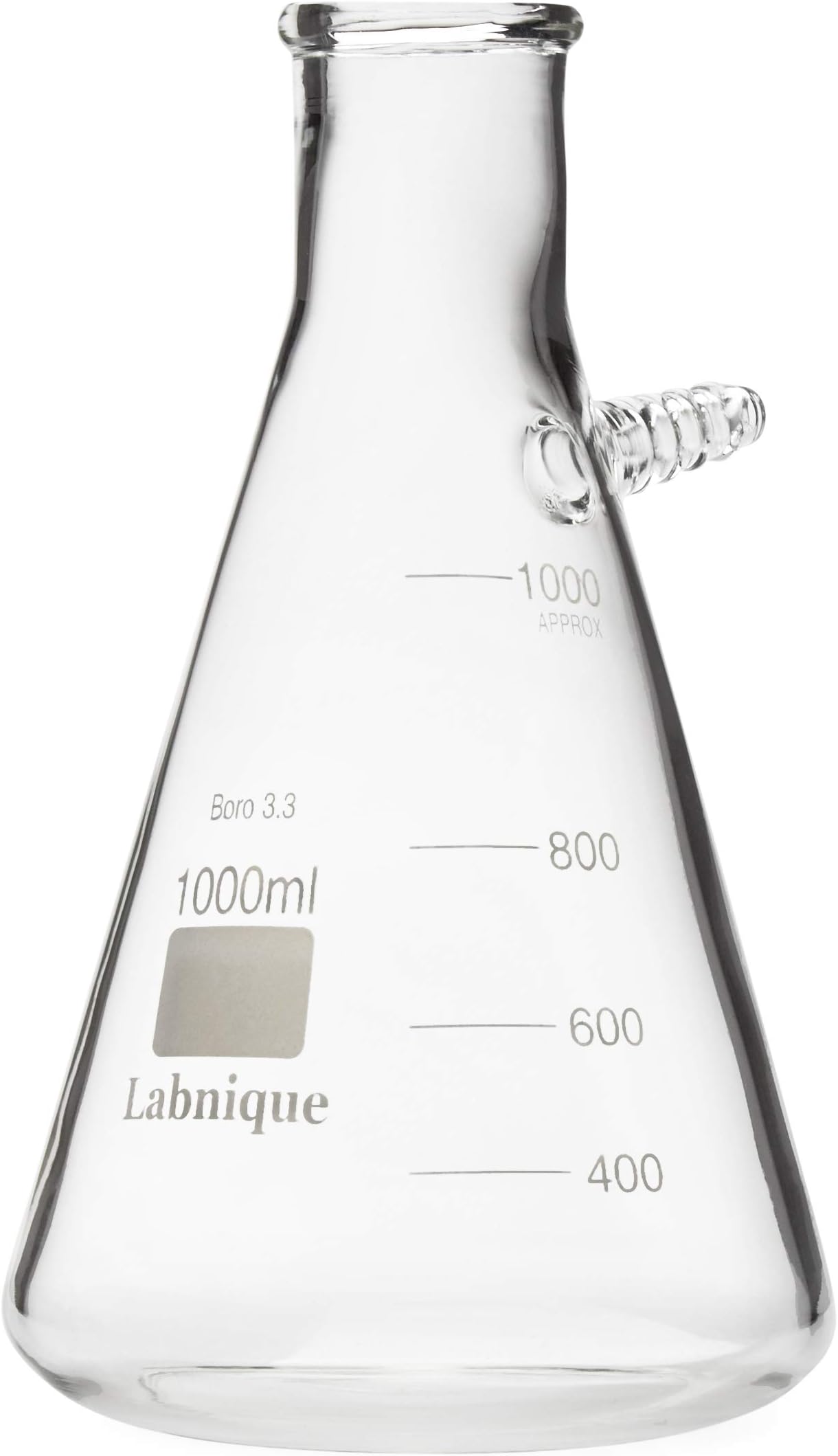 Glass Filtering Flask with Upper Tubulation, 1000ml