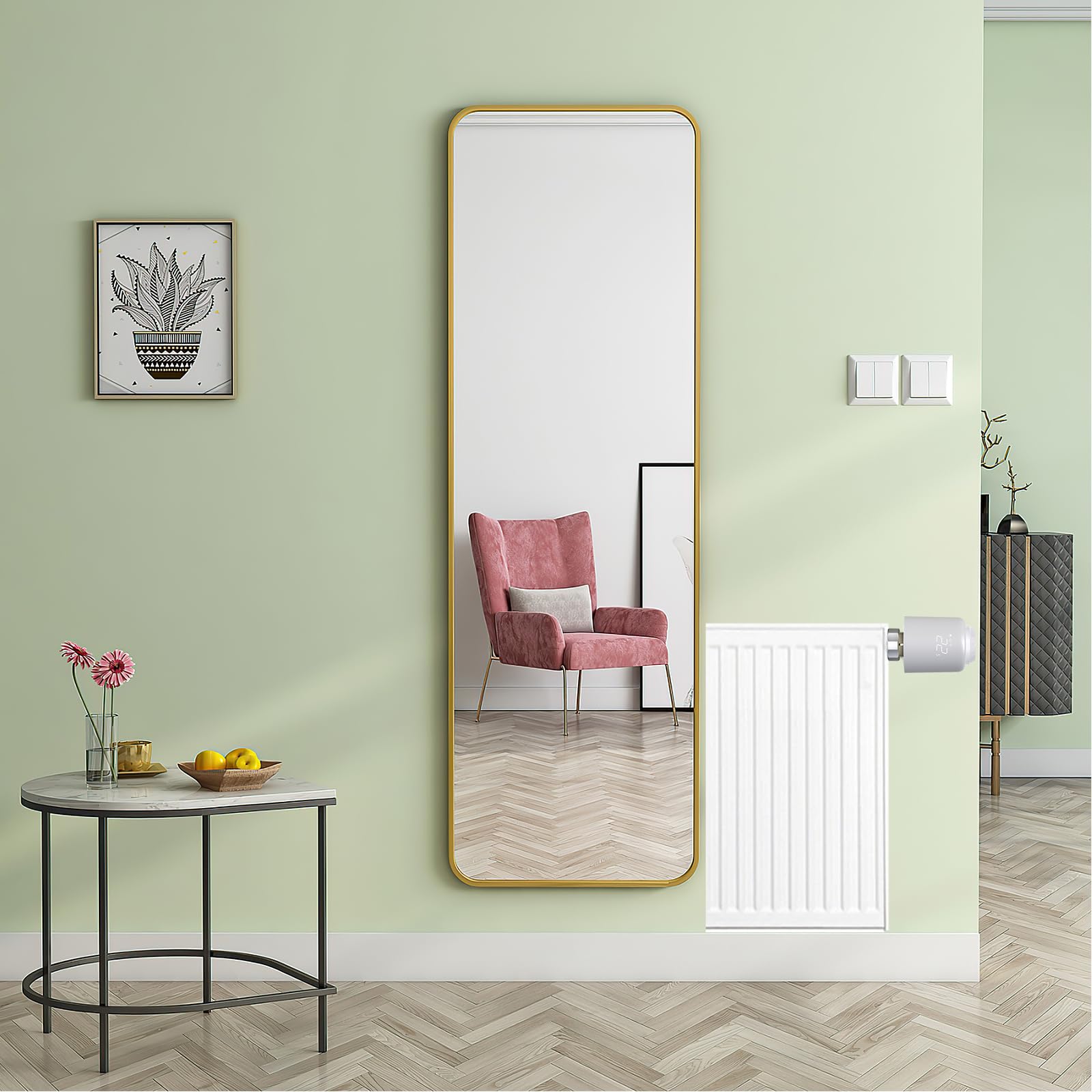 Zigbee Smart Thermostatic Radiator Valve, Supporta il controllo remoto tramite app smart life