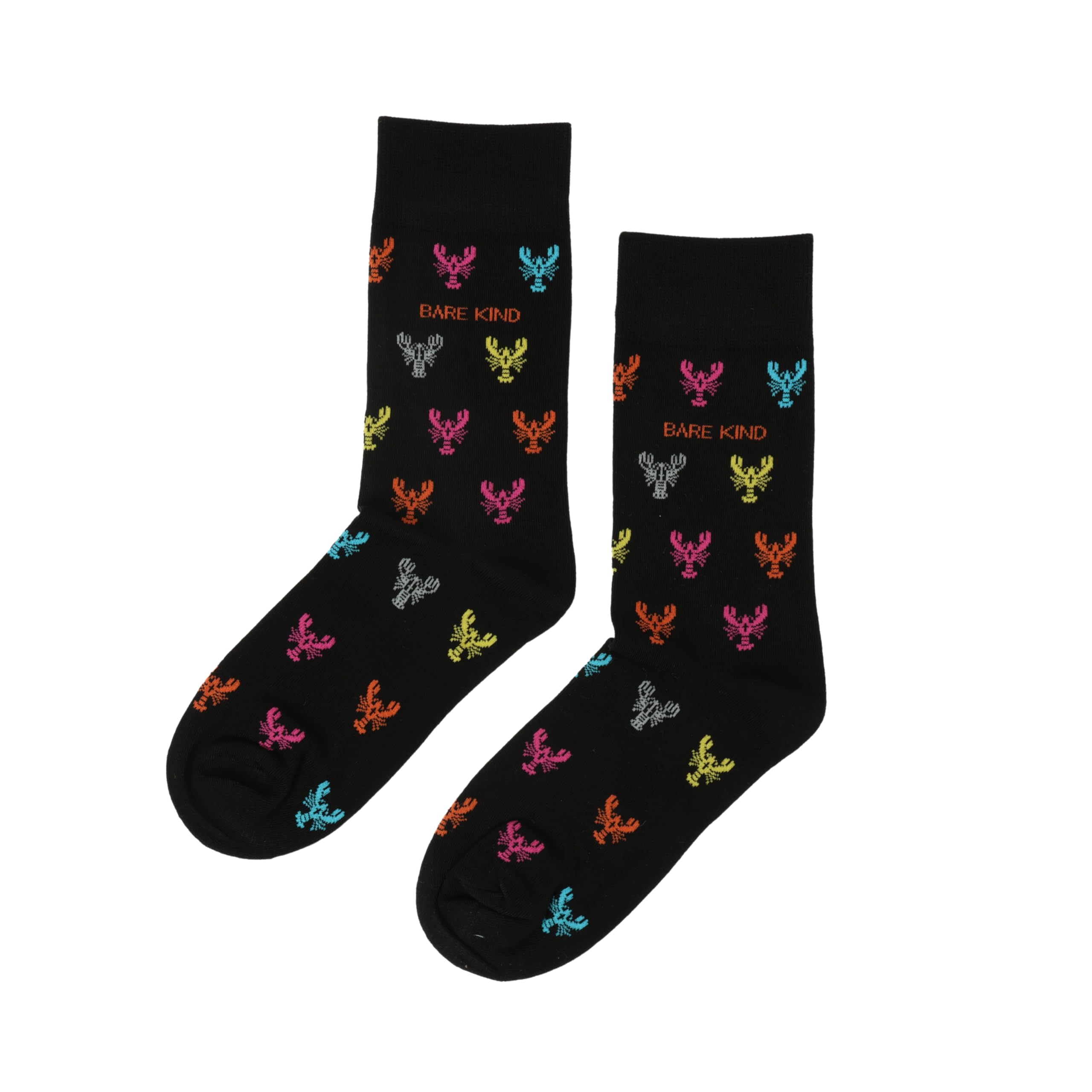 Bare Kind Unisex Lobster Motif Bamboo Adult Socks (Uk, Numeric, 4, 7, Regular, Regular, )