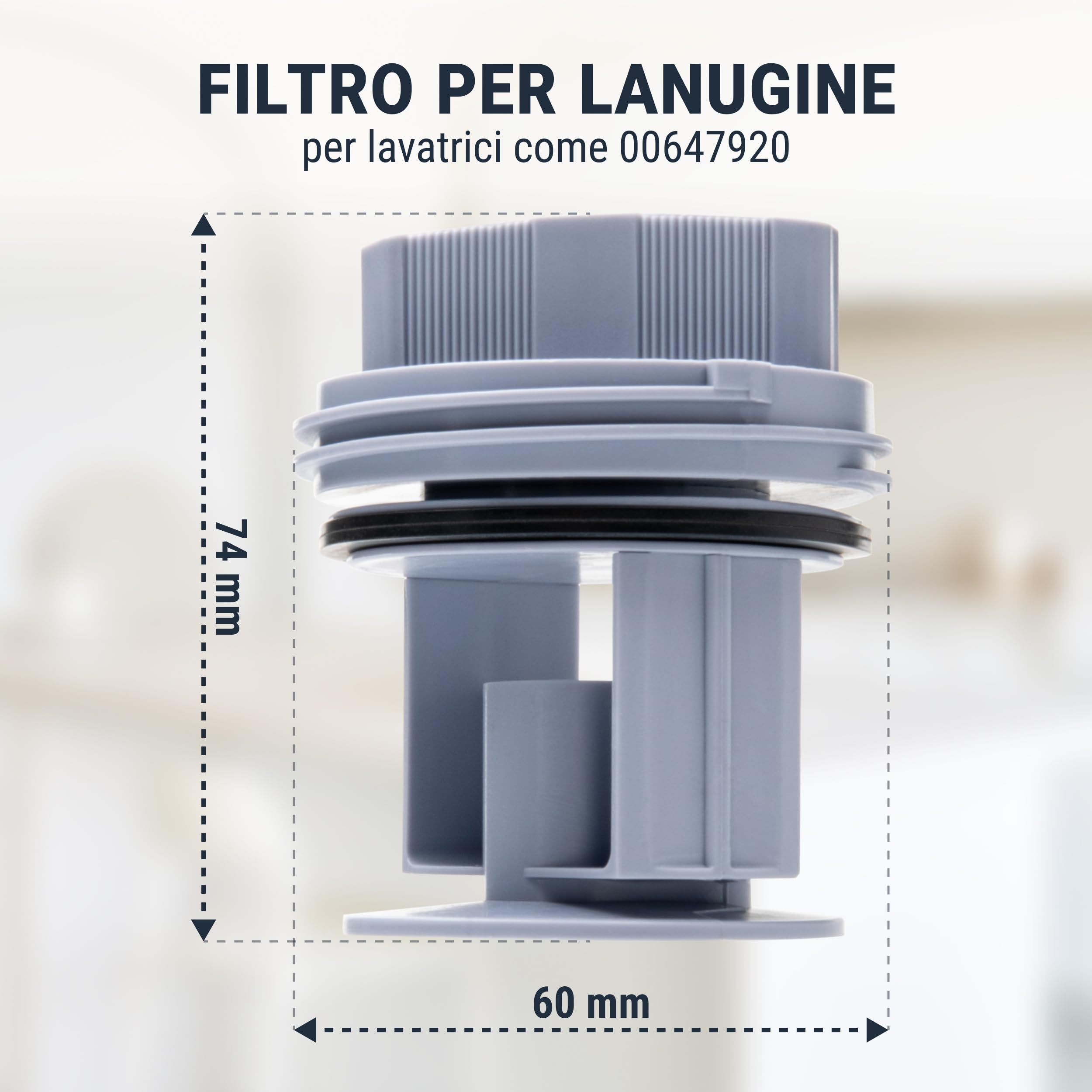 VALVOLA ASPIRAZIONE ACQUA PER LAVATRICI BOSCH NEFF SIEMENS | Ricambio Unbranded Val44