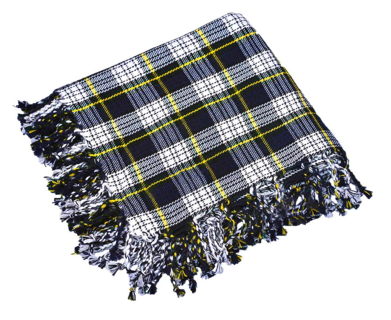 Allsafe Traders Scottish Men's Kilt Tartan Fly Plaid, Dress Gordon, 48 X 48