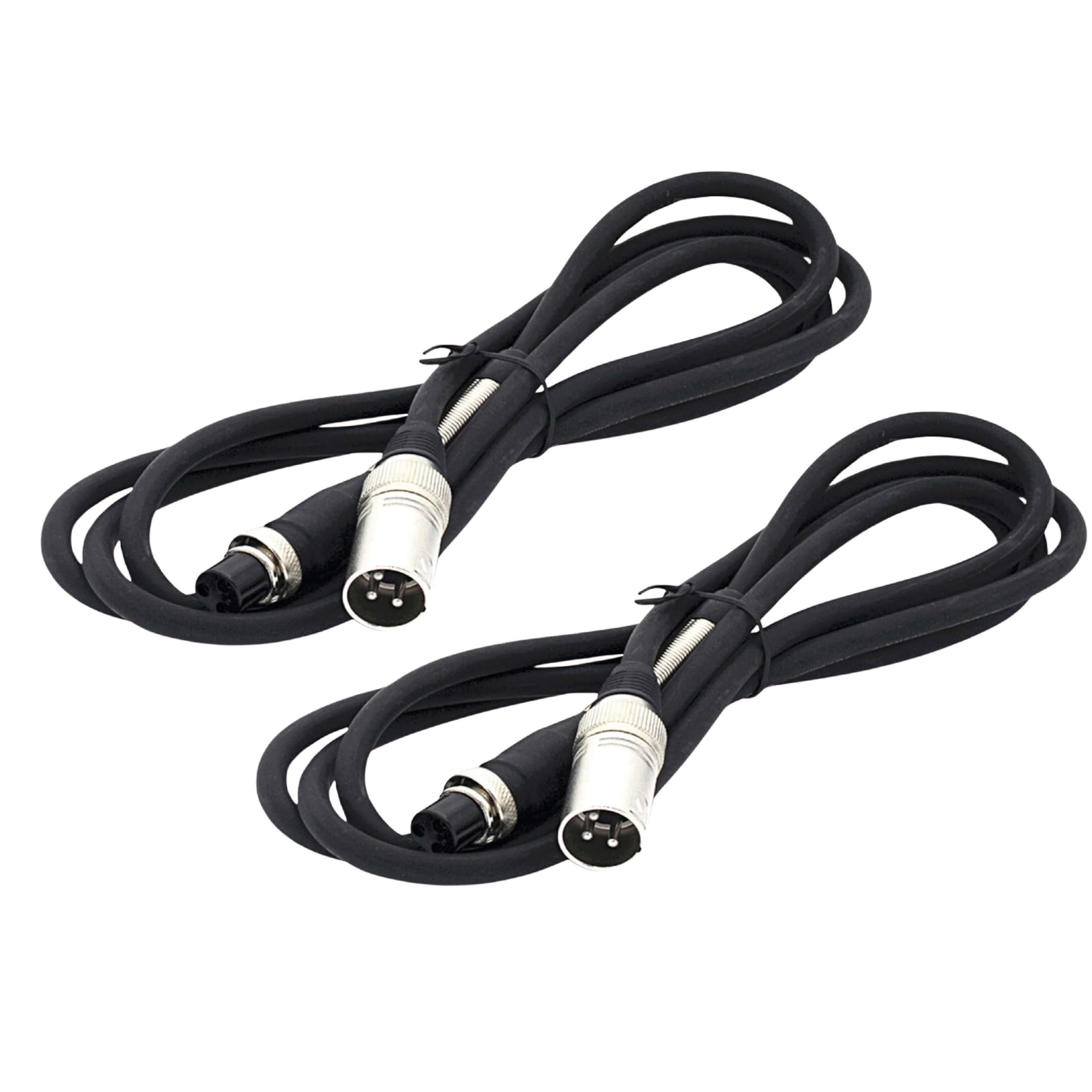 Easycut Doner Cutter Replacement Power Cable for Donner Kebab Slicer Knife, 2 Metres (2M) long Rubber Lead with 3 Pin connector (2-Pack)