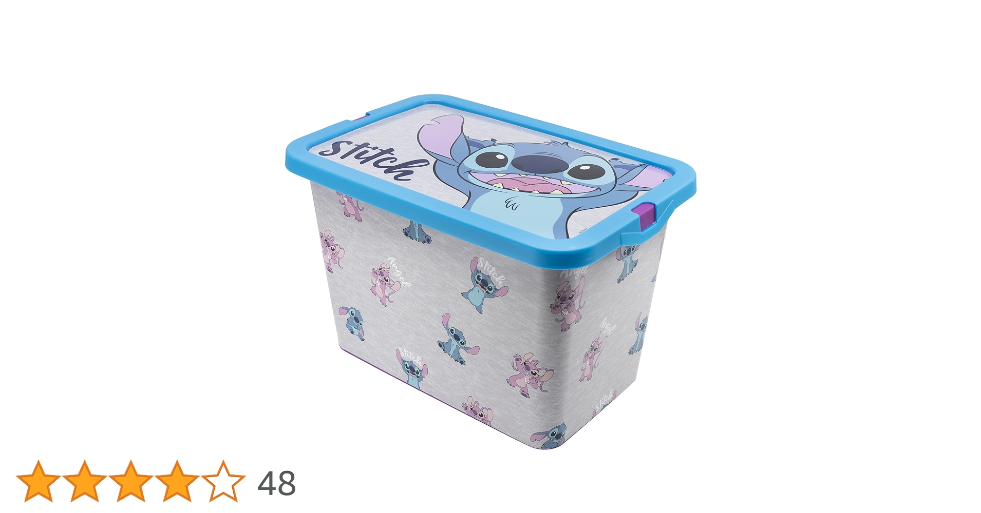 Amazon｜Stitch and Angel 7リットル クリックロック収納ボックス