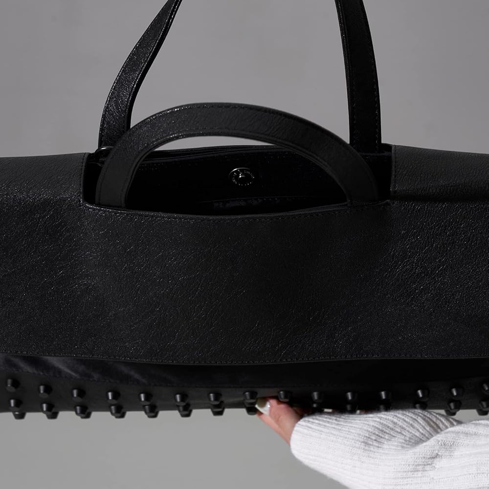 ☆KWANI☆Black Studs Smallトートバッグ 韓国発 51IVDOgk-0L._UY1000_.jpg