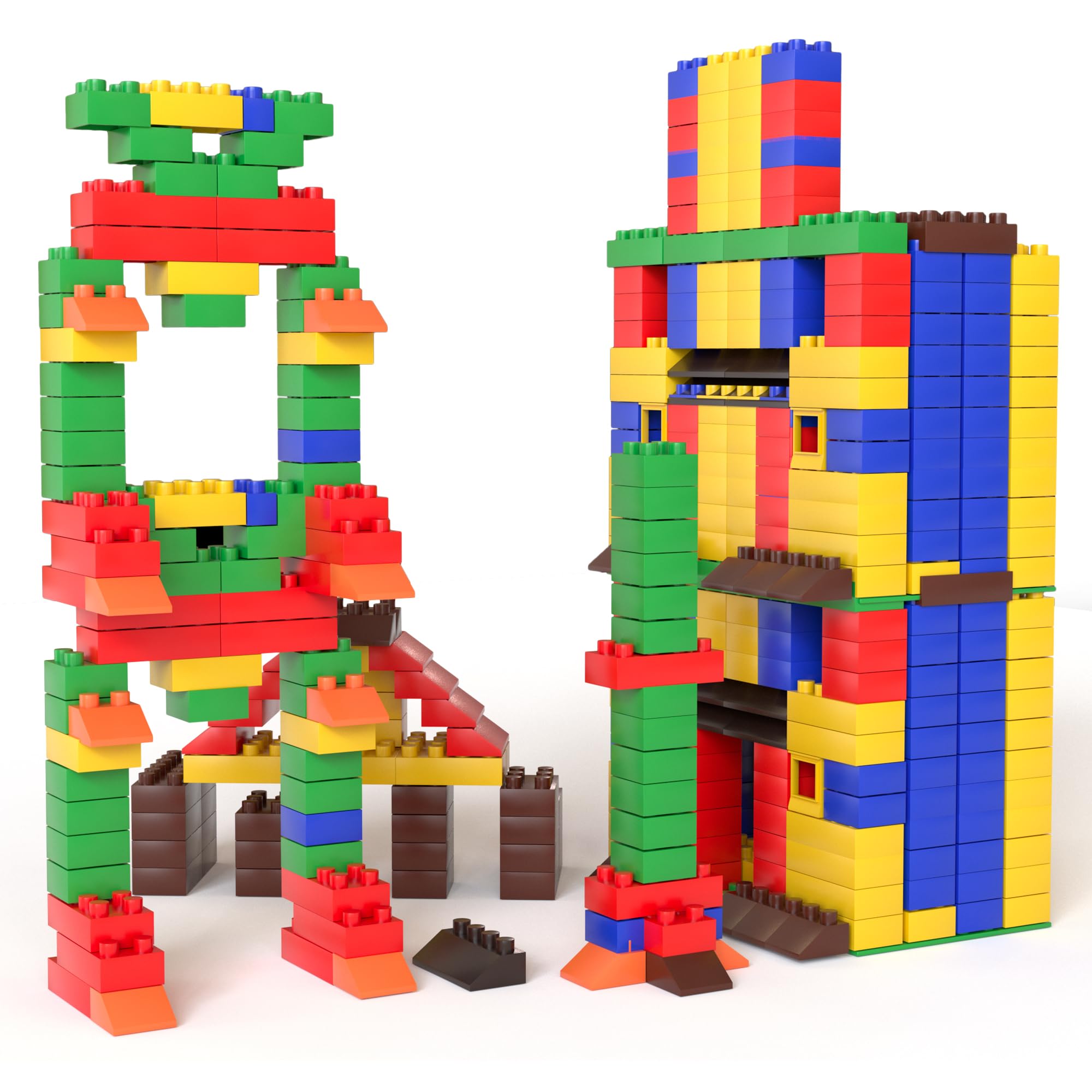 BAYBEE 120 Pcs Bricks Building Blocks for Kids | Creative Building Construction Learning Educational Toys for Children | Puzzle Block Games Toy | DIY Building Block Toys for Kids Boy Girl (B0CQTKZT5M) Amazon Price History, Amazon Price Tracker
