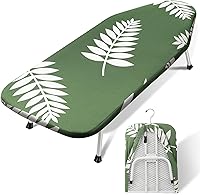 Vista 17 de SheeChung Tabla de Planchar Pequeña 12"x32" Tabla de Planchar Plegable con Funda de Algodón y Almohadilla, Tabla de Planchar Compacta de Mesa