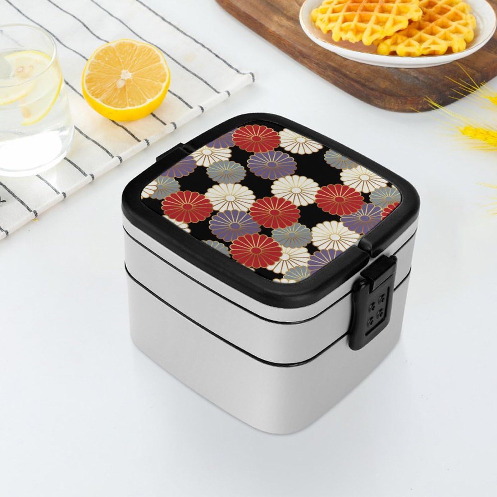 菊紋柄 弁当箱 Amazon｜菊の御紋 ランチボックス 二層弁当箱 ダブル 弁当盒