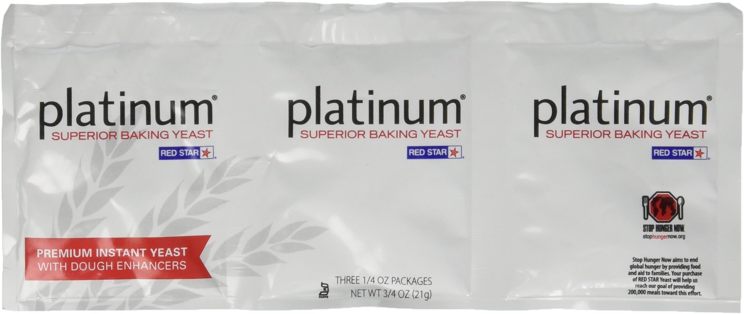 Platinum Superior Baking Yeast - 3 CT, 0.25 Ounce (Pack of 3)
