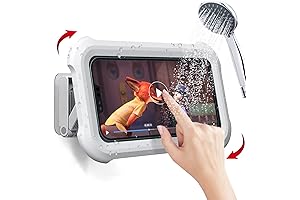 Upgraded 480° Rotating Shower Phone Holder, OOLYICO Waterproof Phone Case with Touchscreen...