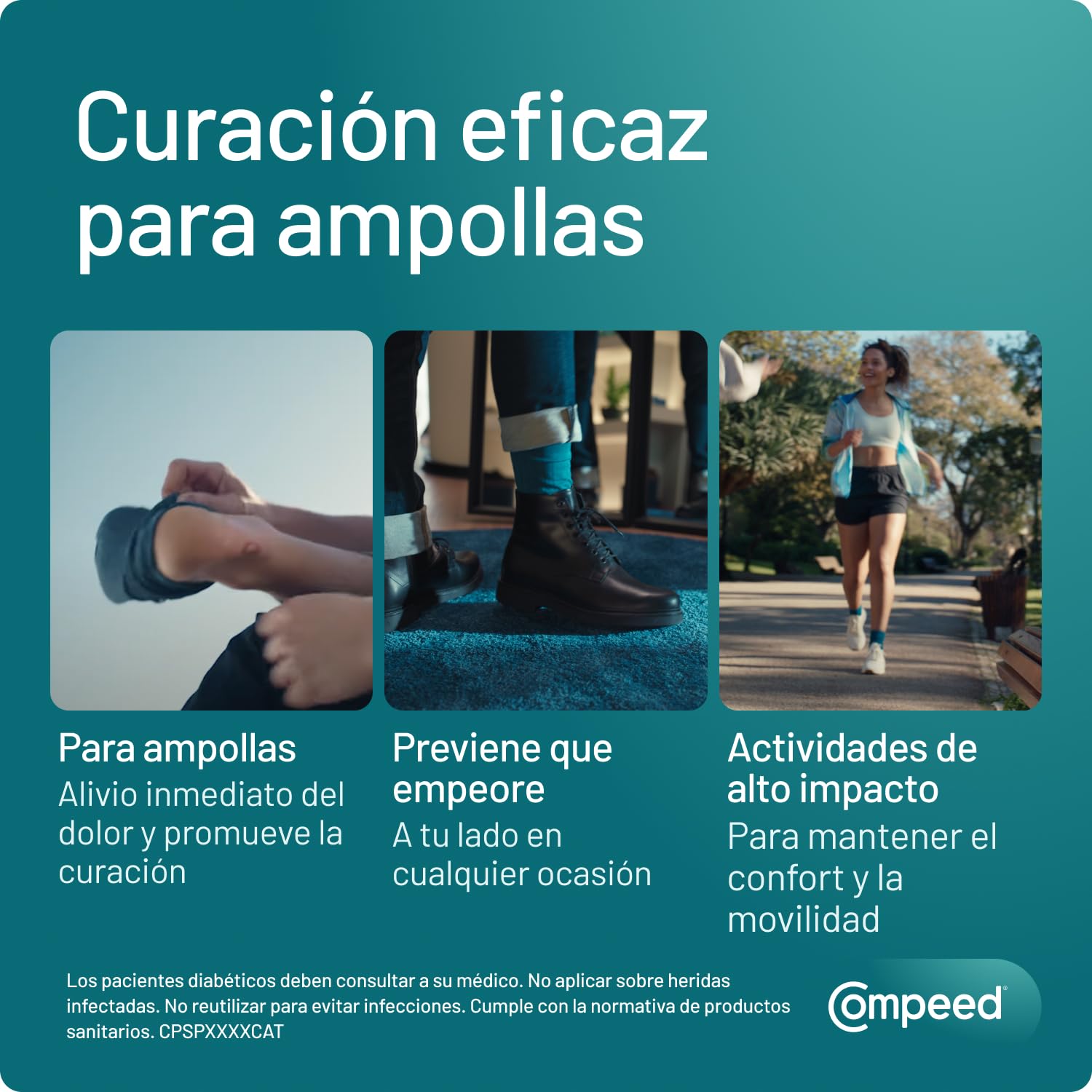 COMPEED Ampollas Surtido, Apósitos Hidrocoloides Contra Rozaduras, Pack 2 x 6 uds. — view 3
