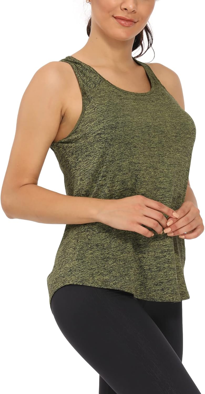 Workout Tank Tops for Women Gym Exercise Athletic Yoga Tops Racerback Sports Shirts