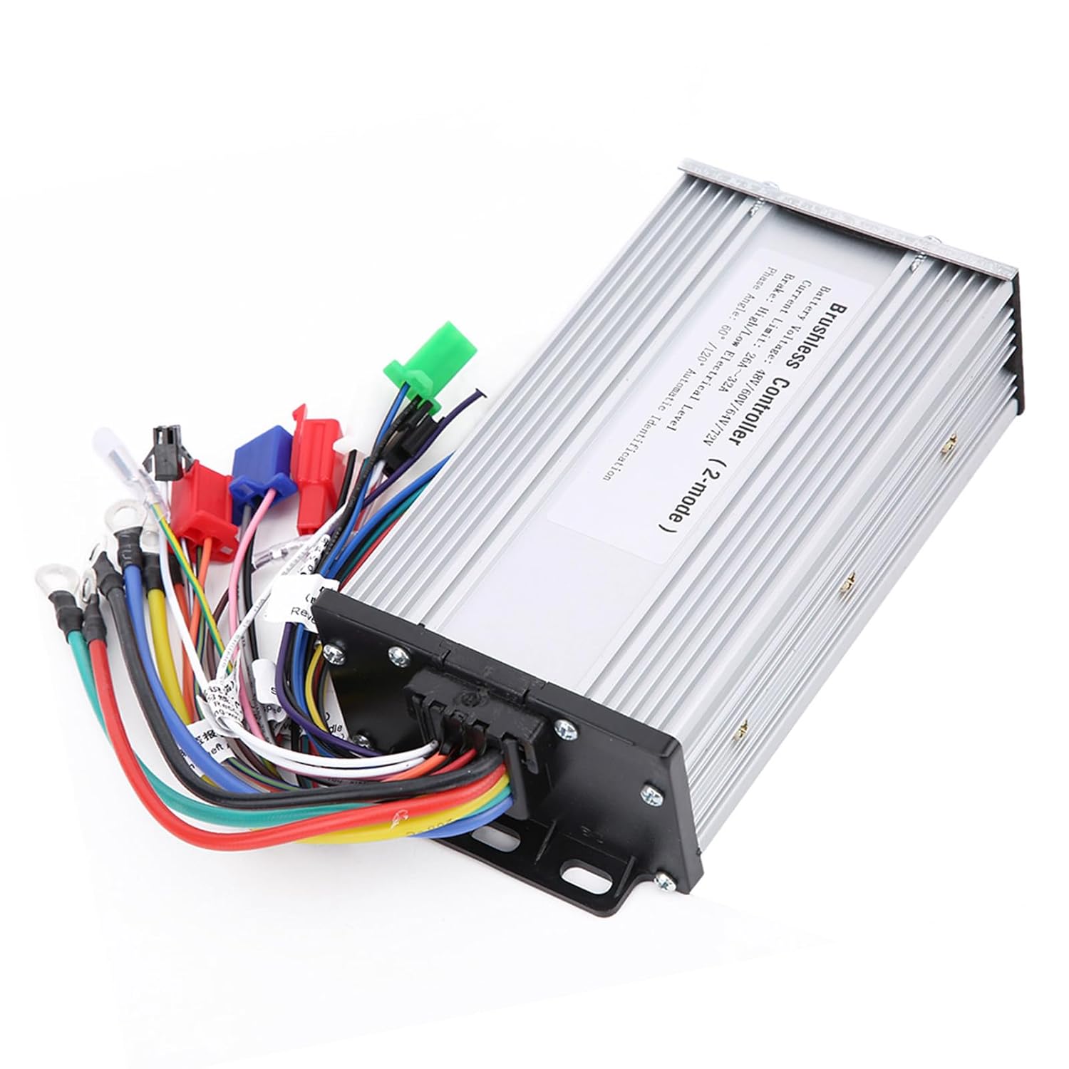 Brushless Motor Controller,12Tube Dual Mode Rectangular Speed Controller for 48V 60V 64V 72V Electric Scooters,E-Bikes,Go-Karts