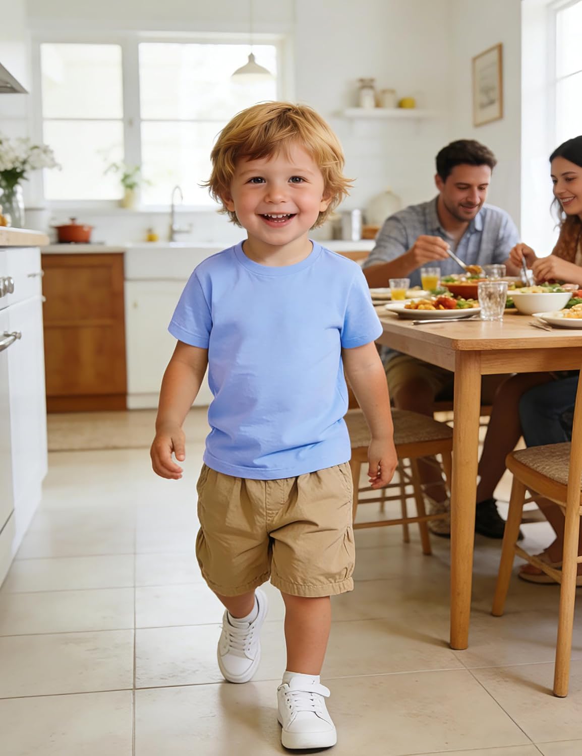 3 Pack Baby Boys Short Sleeve Cotton T-Shirts Toddler Boy Clothes Tee Size 18M-5T - Image 2