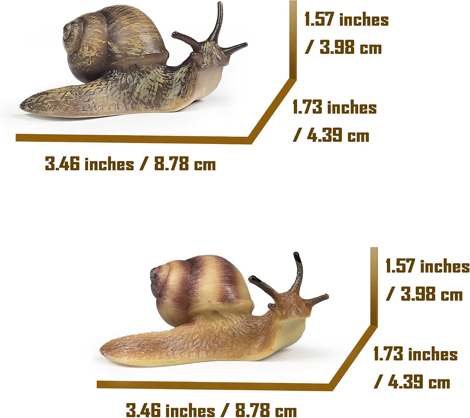 Snail Figurine Toy for Fairy Garden, Micro Landscape Decor image 2