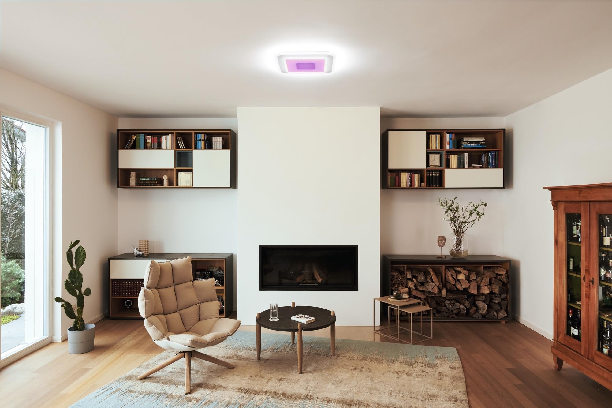 OSRAM SMART+ WiFi Orbis Saddie Plafoniera LED 500x500mm | SMART+ Wifi Orbis Saddie, Indoor Wall Lighting, Bianco, dia, 30000 h, confezione da 1