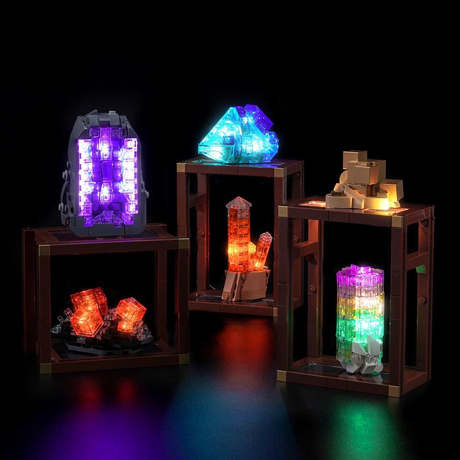 LED Lighting Compatible with LEGO 21362 Mineral Collection - JUST Lights,Light Kit Compatible with LEGO Ideas 21362,NOT Included The Model Set