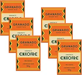 Limpeza De Pele Sabonete Granado Enxofre 90g Com 6 Antiacne
