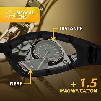 Global Vision Hercules Bifocal Anti-Fog Safety Glasses with EVA Foam Clear Lens ANSI Z87.1-2003 Certified