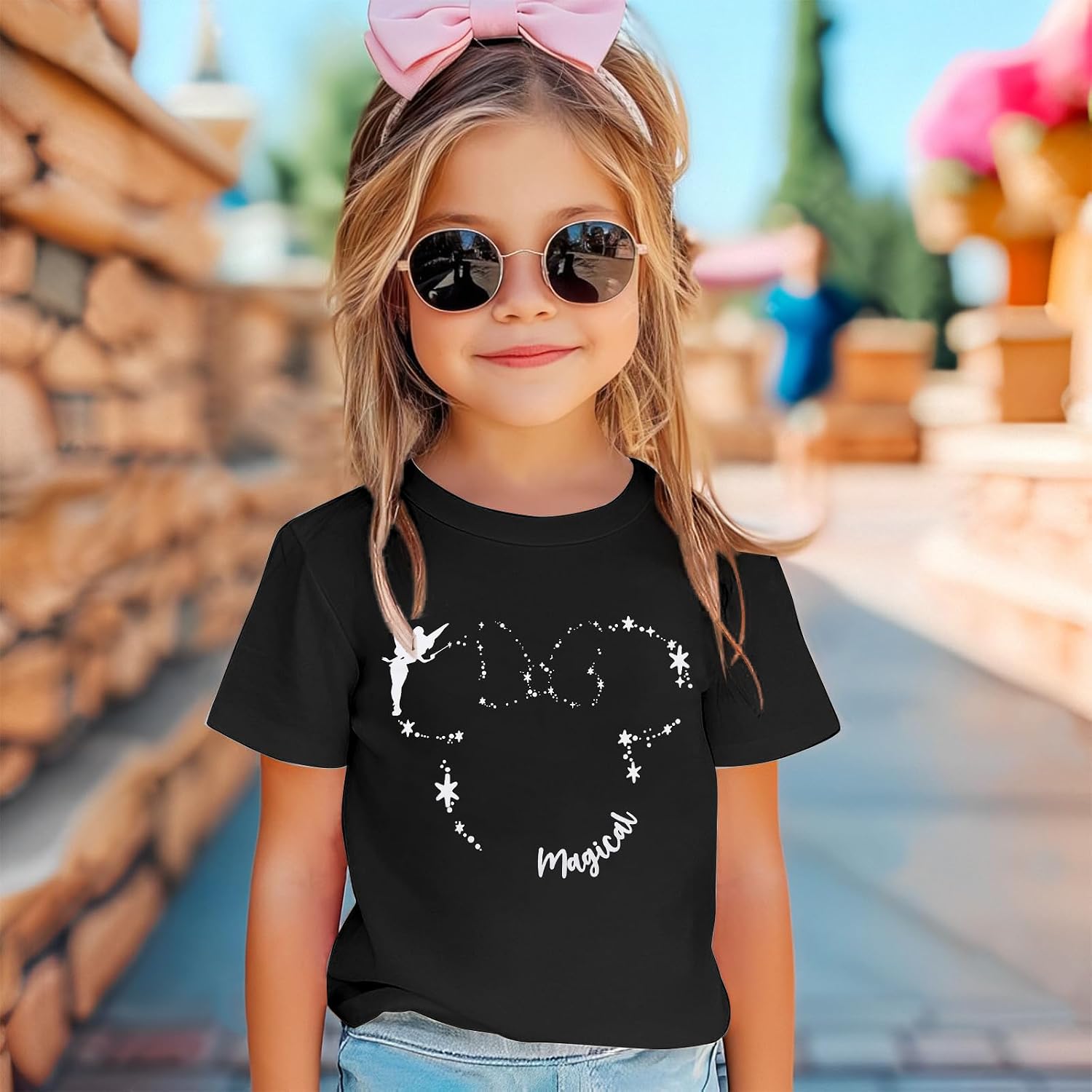 Magical Shirts for Girls Animal Kingdom Shirt Kid Magic Princess T Shirt Castle Graphic Tees Summer Short Sleeve Tops