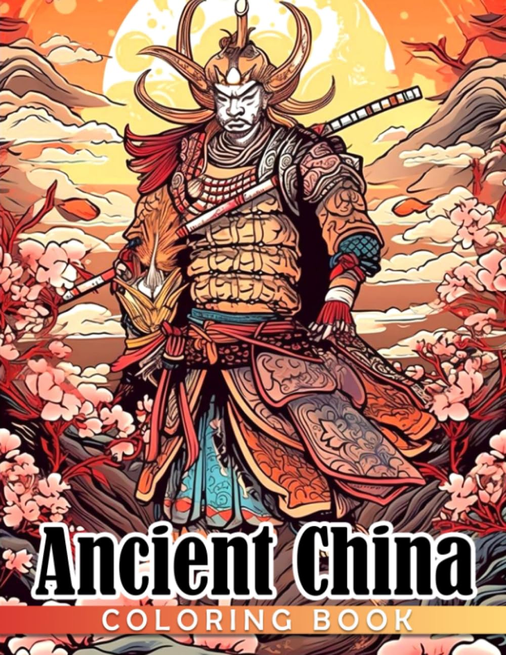 Ancient China Coloring Book: Cultural Color Illustration | Traveling Images