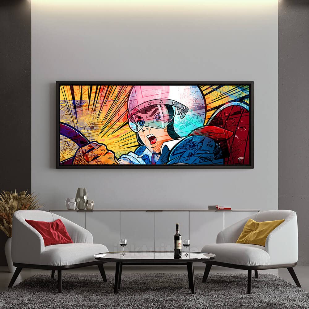 Amazon.com: Inktuitive Racer Inspirational Canvas Wall Art