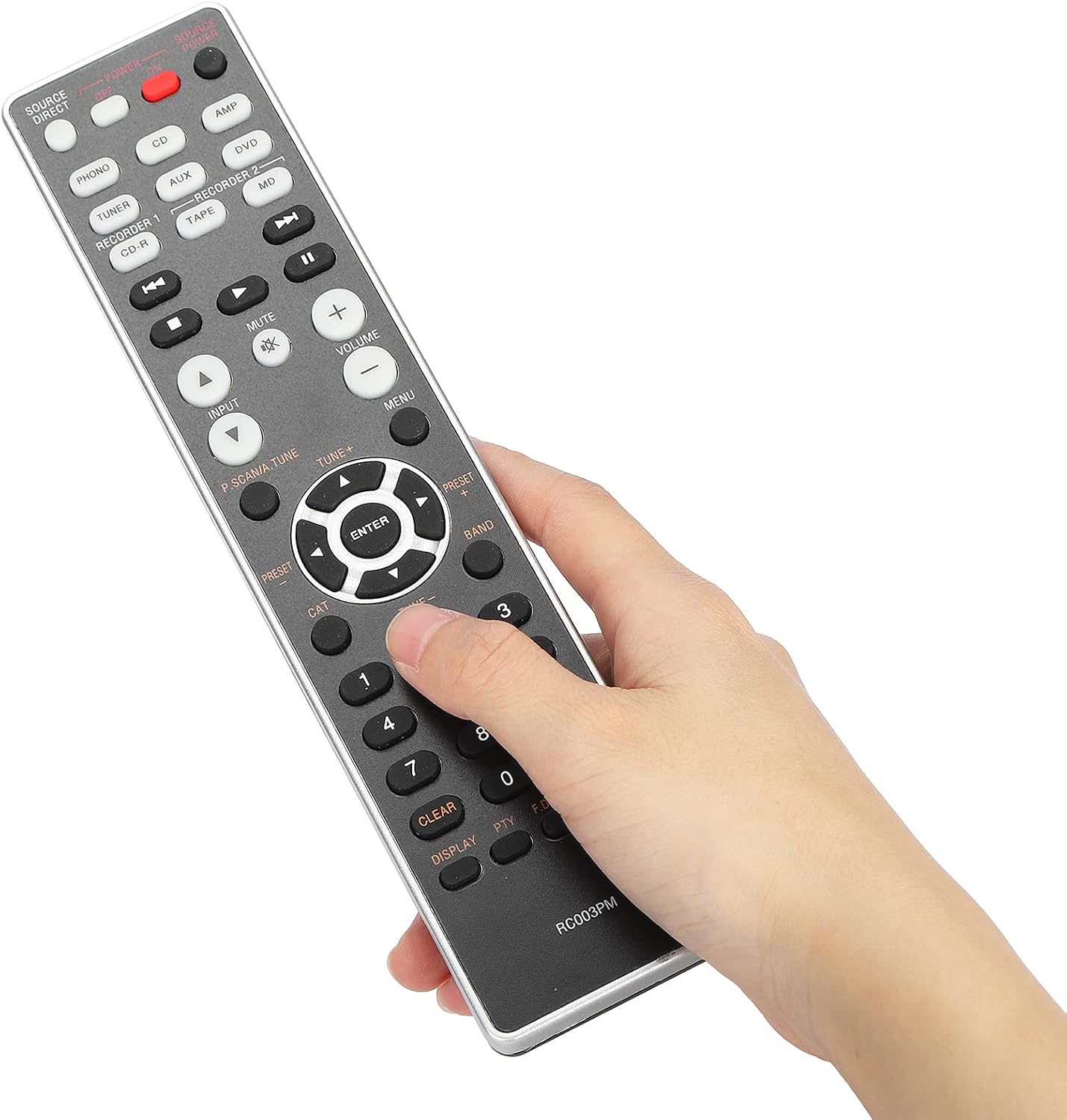 Goshyda Remote Control, RC003PM Multi-functional Replacement Audio Video Amplifier Remote Controller Large Buttons RC for MARANTZ PM6003 PM7003 PM5004 PM6004