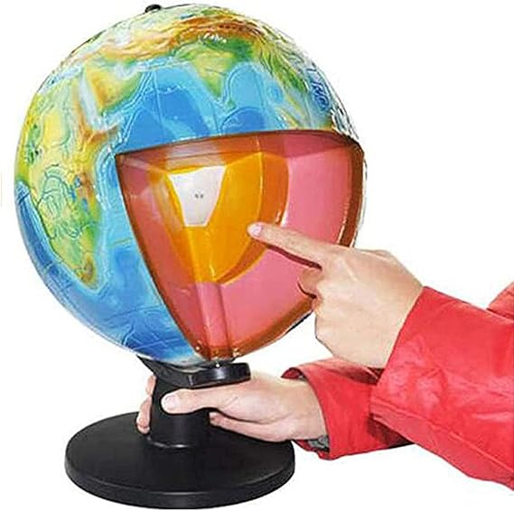 Earth Internal Structural Model, Earth Structure Model, Terrain Crustal Movement Structure Terrain Changing Plate Structure Teaching Aids for Middle School Students