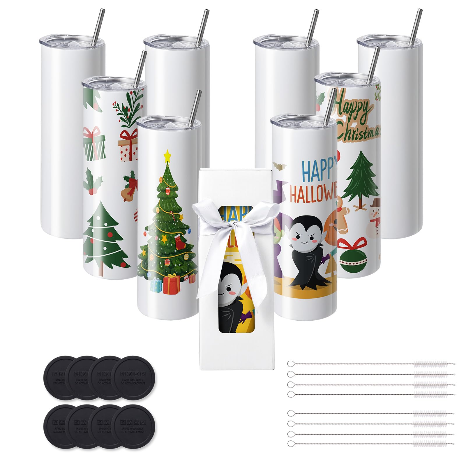 Vasos de sublimación de acero inoxidable con aislamiento al vacío VEVOR