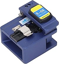 Cuchilla de Fibra de Alta Precisión con Fijación Universal y Cuchilla de Acero de Tungsteno para Fibras de 125 μm, Color Azul