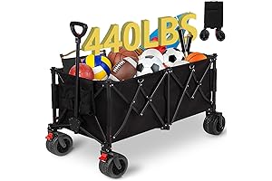 Large 50' Collapsible Beach Carry Wagon for Outdoor Fun