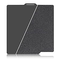 Vista 1 de Placa de construcción P1S X1C PEI con textura suave para Bambu Lab, placa de cama flexible de doble cara de hoja de acero de resorte PEI