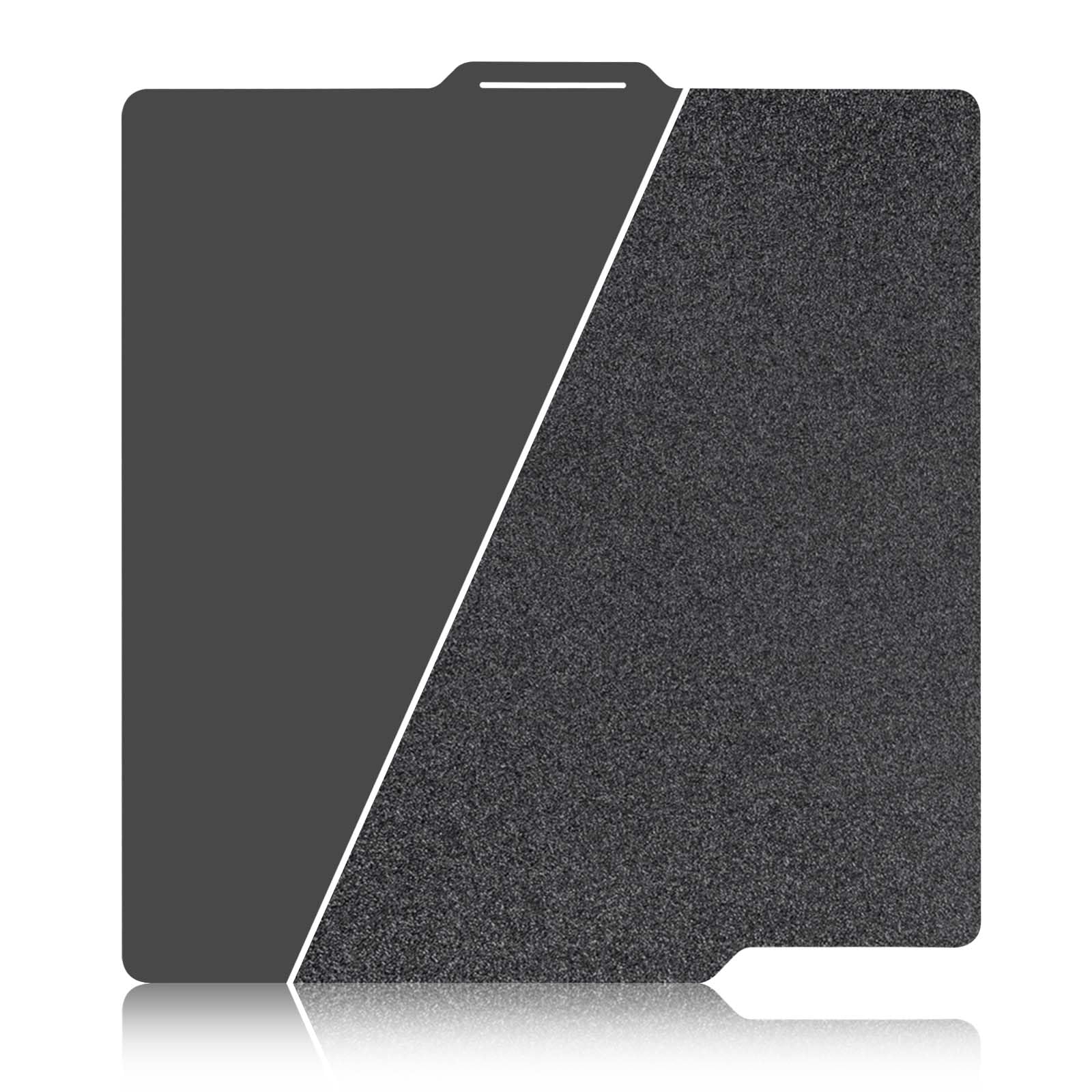 Ideaformer Double Sided Black PEI Build Plate for Bambu Lab X1/X1C/X1E/P1P/P1S/A1,Flexible Smooth Textured PEI Spring Steel Plate 257x257mm for Bambu 3D Printers