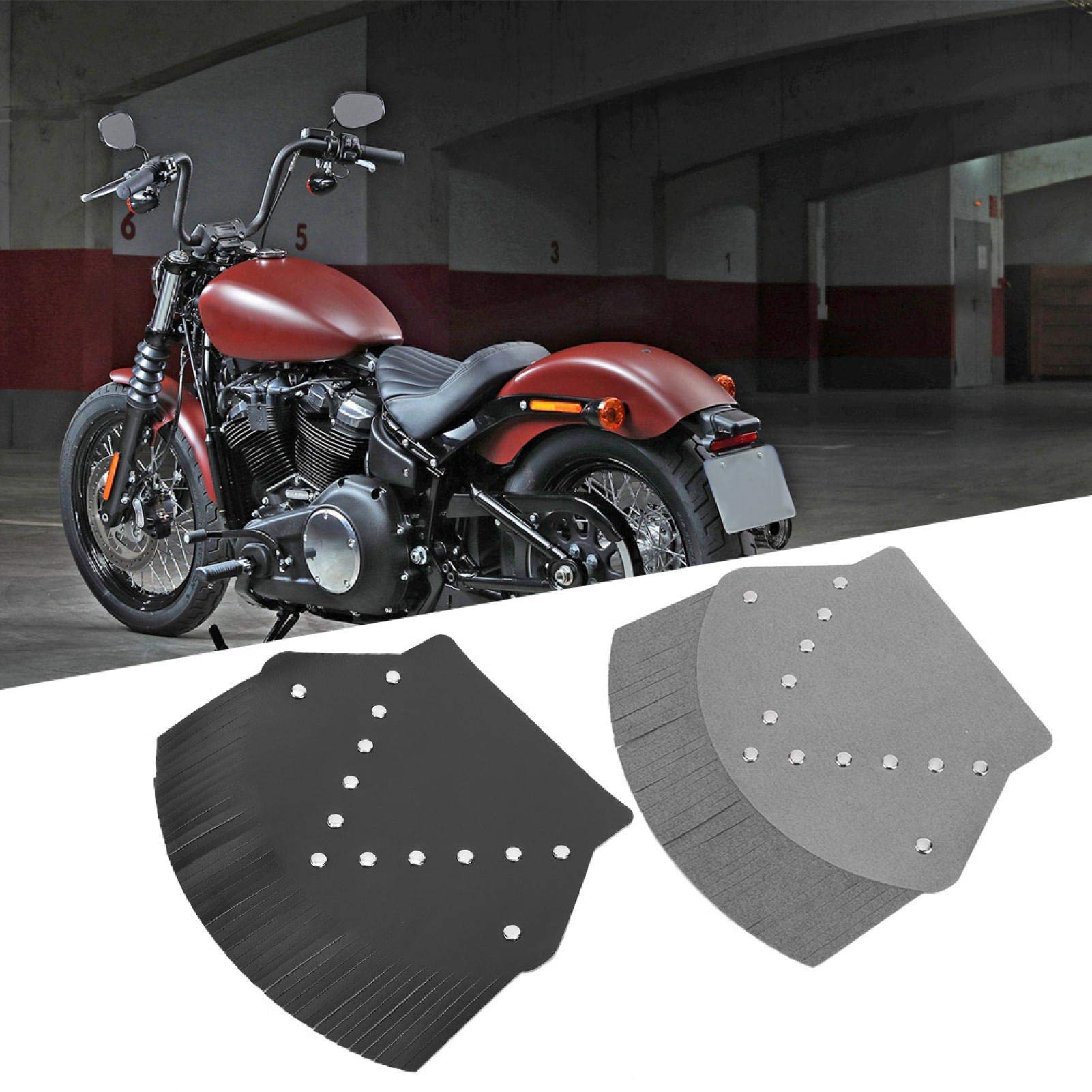 Paraspruzzi per pneumatici Yctze Paraspruzzi per pneumatici Parafango posteriore Parafango posteriore in PU Copertura per parafango per moto Copertura per parafango in PU Copertura per parafango pos