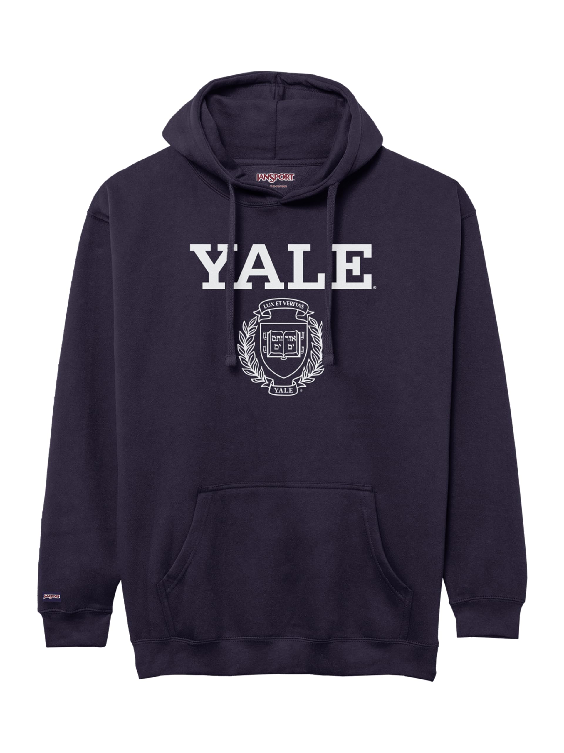 JanSport NCAA Officially Licensed Rival Hoodie, Long Sleeve Unisex Sweatshirt, Cotton-Polyester Blend, Double-Layered Hood