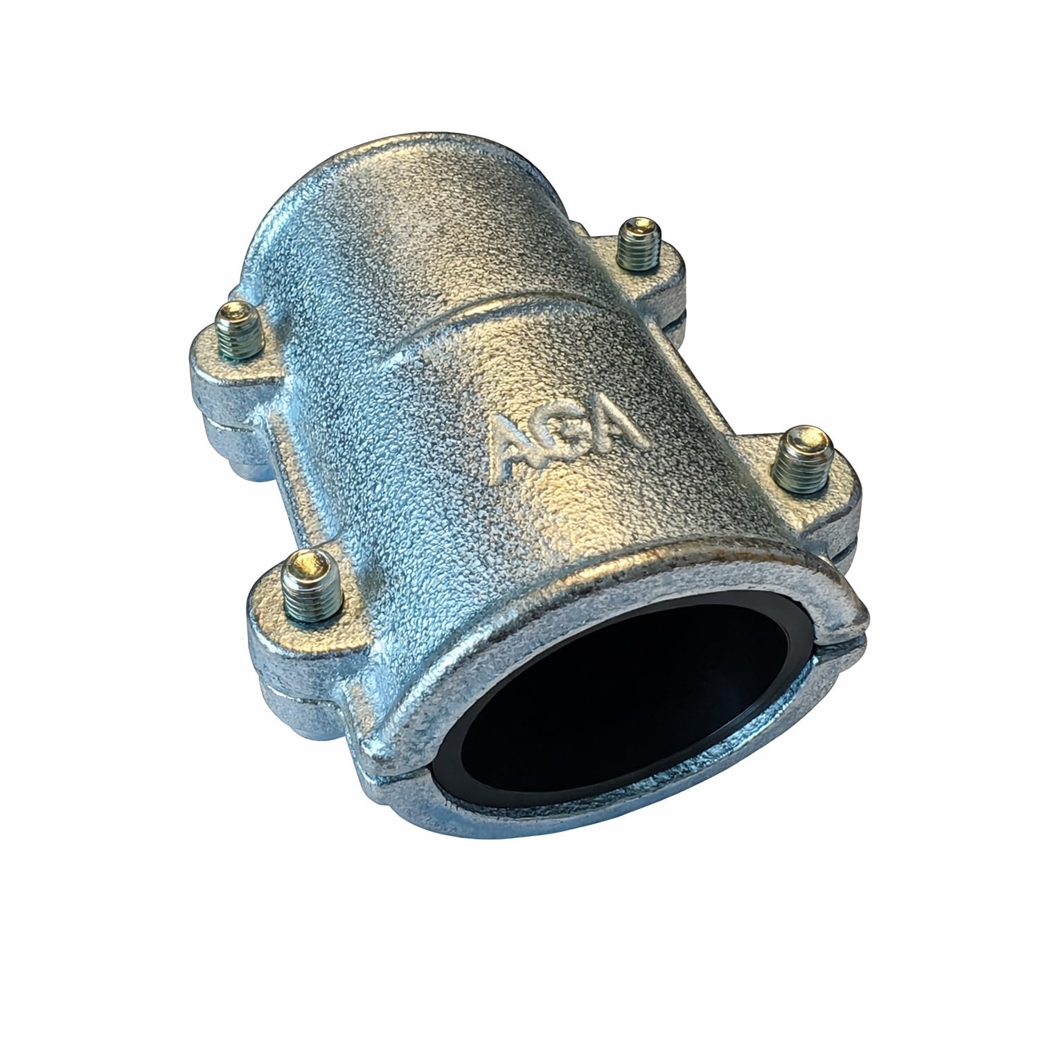 Dichtschelle Rohrreparaturschelle 3/4” DN20 26,5 – 27,3 mm Temperguss Reparaturklemme für Kunststoff- und Metallrohre Klemmverbinder IG mit EPDM Gummidichtung