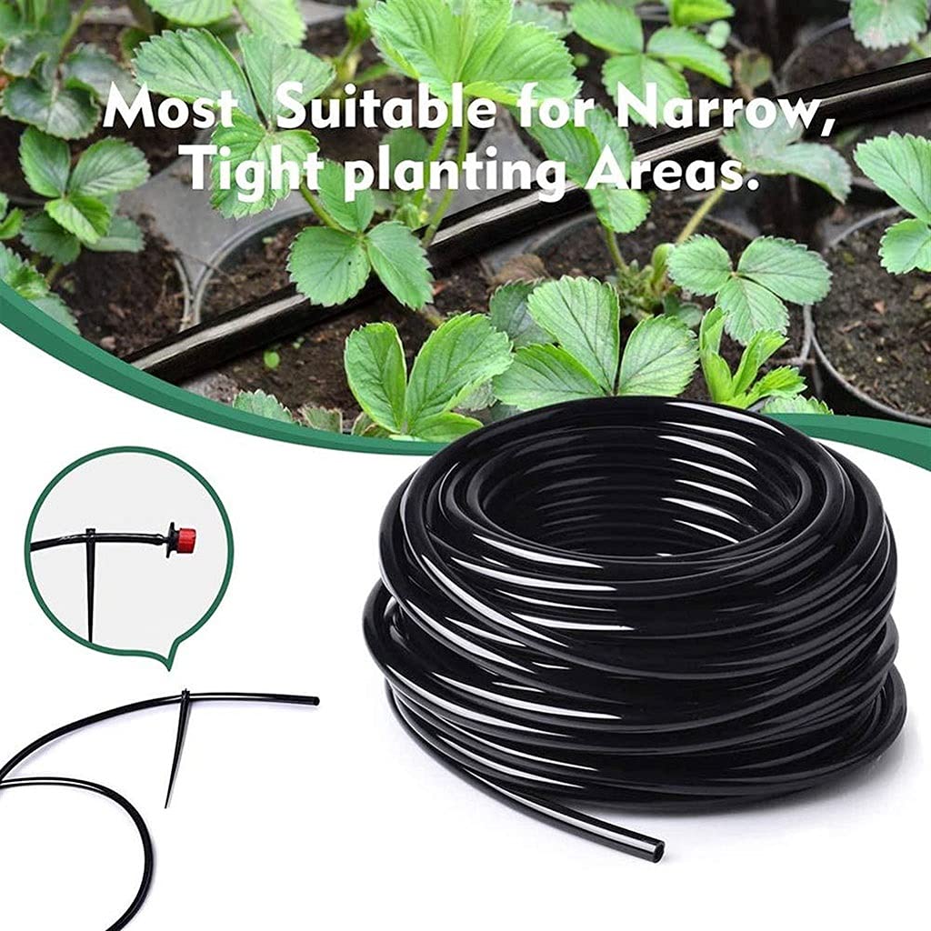 Cinta para riego por goteo, Manguera de riego de 10-90m, tubo de goteo de 4/7mm, sistema de riego de PVC for invernadero(90M)