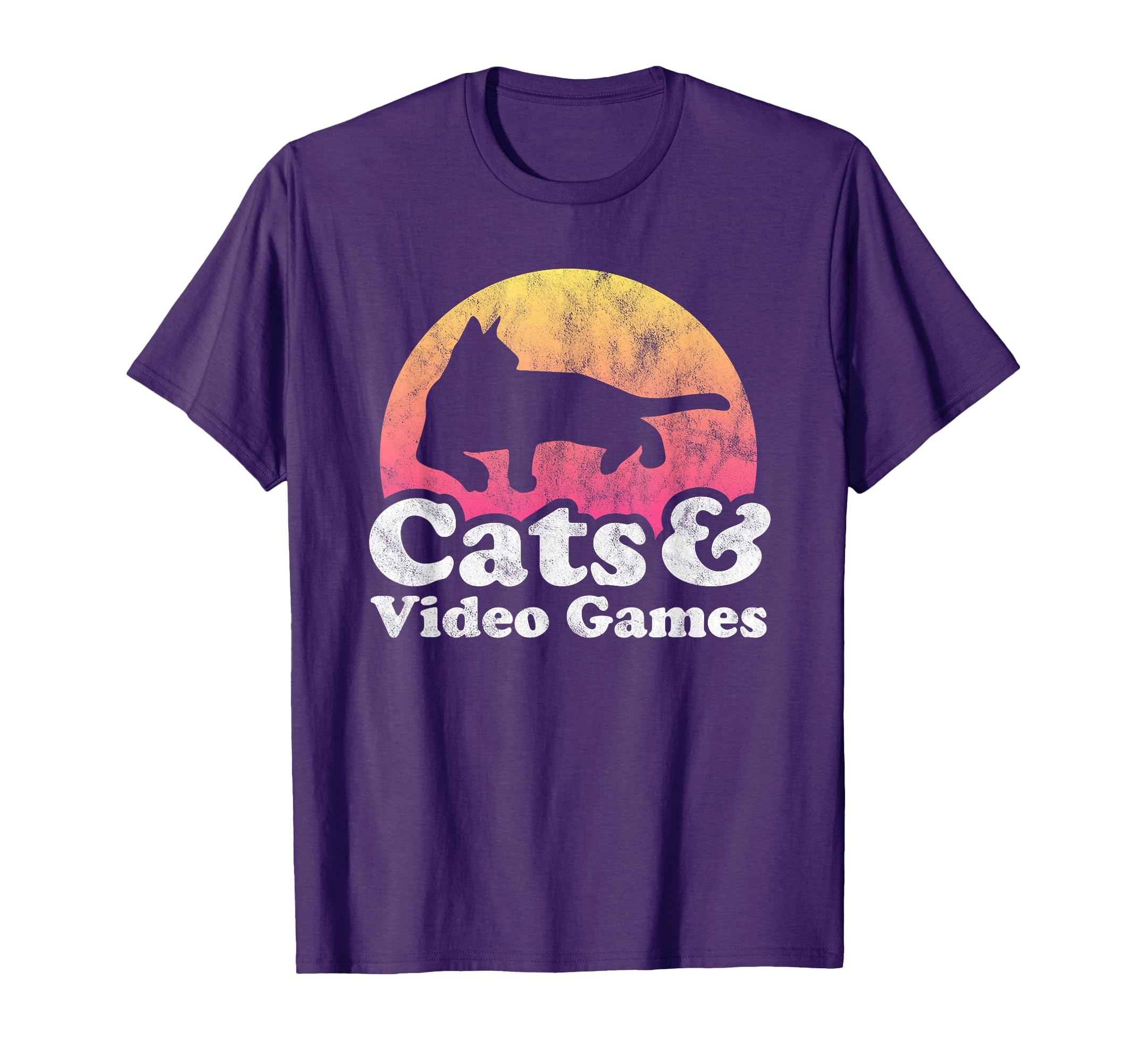 Cats and Video Games Men's or Women's Cat and Video Game T-Shirt