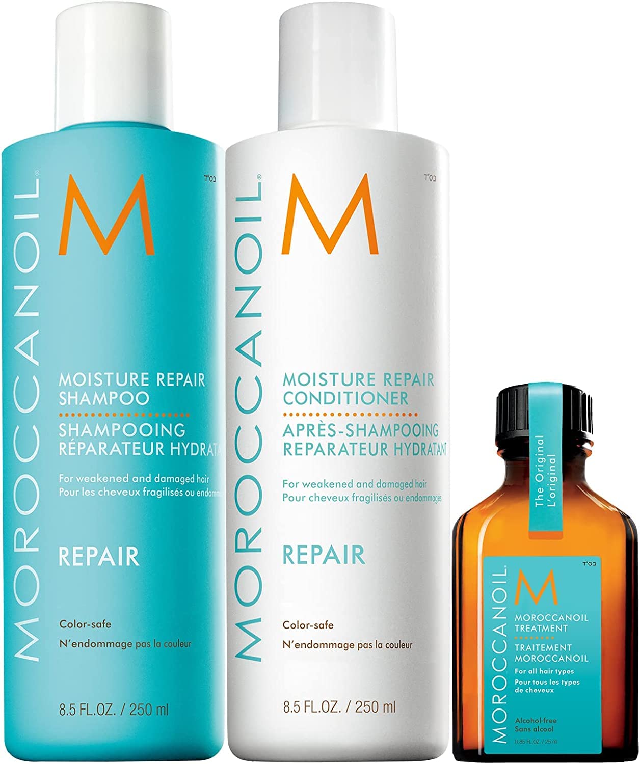 Moroccanoil Champú y Acondicionador Hidratante 250 ml con Tratamiento 25ml