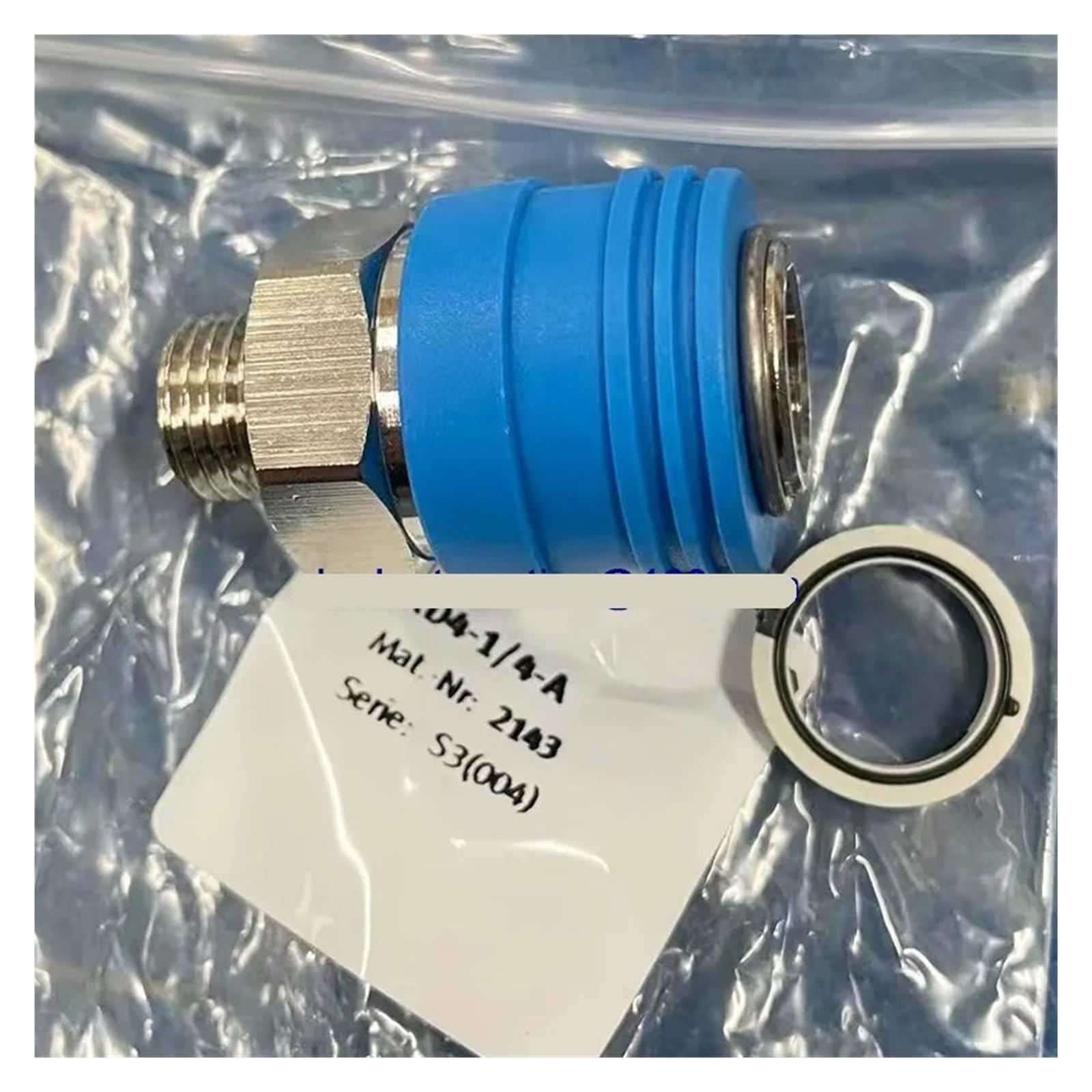 Connecter la Prise KD4-1/4-A 2143 coupleur pneumatique pour tube et raccord industriel